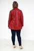 Picture of PLUS SIZE ZIPPED HOODED SUEDE JACKET